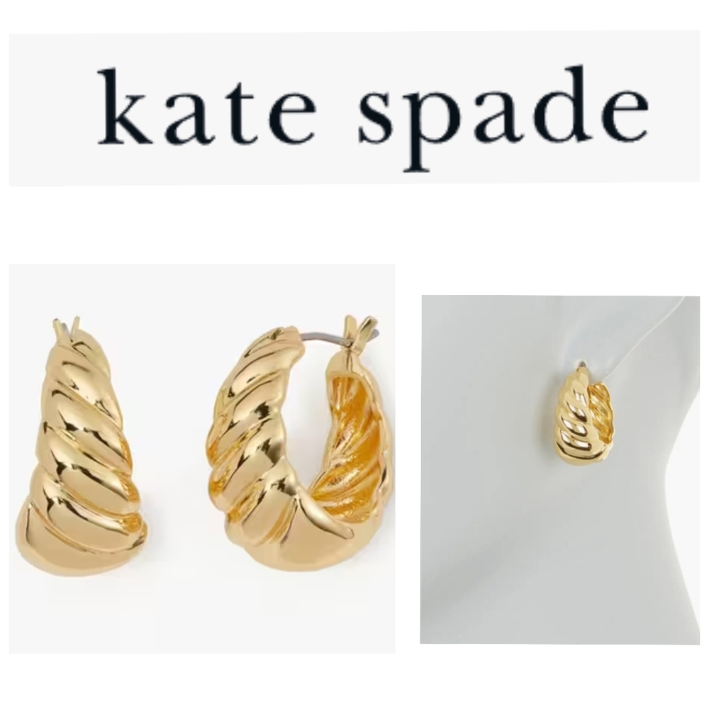Kate Spade Twisted Gold Earrings